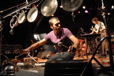 romain perda percussion casseroles vincent limouzin vibraphone