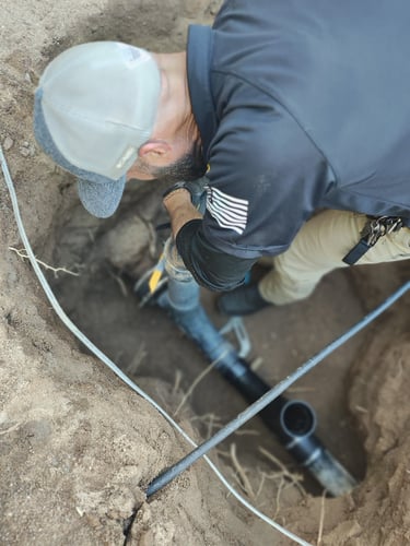 Underground sewer and water line repair by licensed plumbers in Green Valley, Sahuarita and Tucso AZ