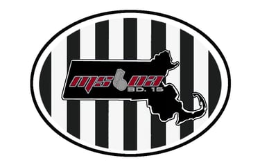 MSBOA 15, IAABO, Referee, Basketball, Officials logo