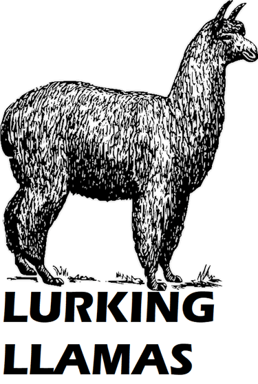 Lurking Llamas Press logo