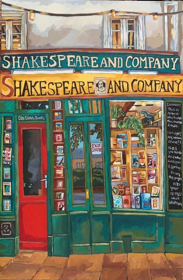 Shakespeare and Company in Paris