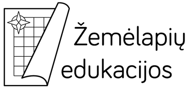 Žemėlapių edukacijos logo