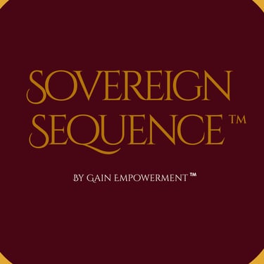 Sovereign Sequence™ by Gain Empowerment™ logo