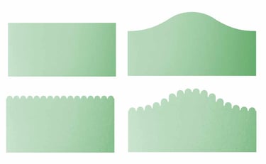 Type de festonnage portail ornemental