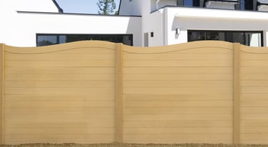 clôture béton gamme eau finition droite