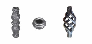 Garniture fonte acier_bague acier_pigne torsadée