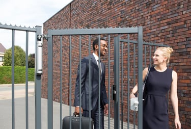 Ferme porte et gâche électrique LOCINOX