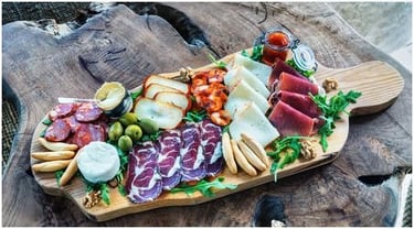Planche charcuterie spécialité portugaise