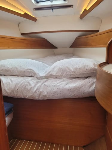 cabine avant du voilier O'zen