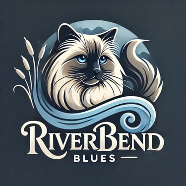 Riverbend Blues Cattery logo