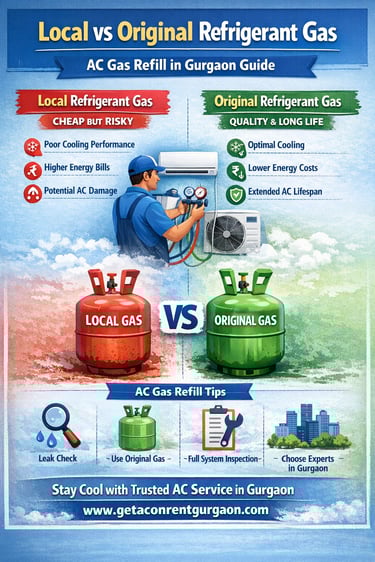 ac gas refill in gurgaon