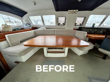 Upgrade work, additional bedding, The Yacht Mate