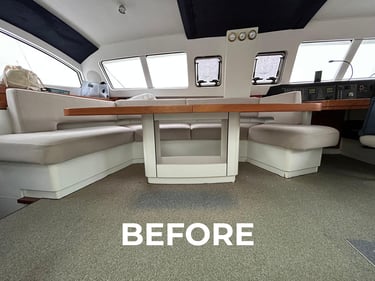 Upgrade work, additional bedding, The Yacht Mate