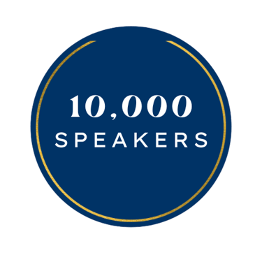 10,000 Speakers logo