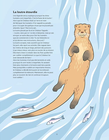 Une planche du documentaire Animaux du Japon