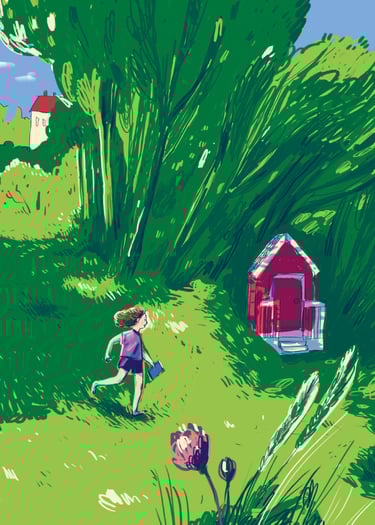 Une autre planche de la BD L'année où je suis devenue ado
