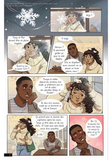 Planche 2 de la BD Arden High 2 : La Reine Cheer