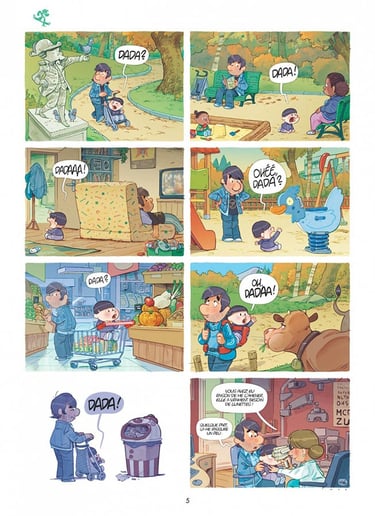 Planche 5 du tome 11 de la BD Dad