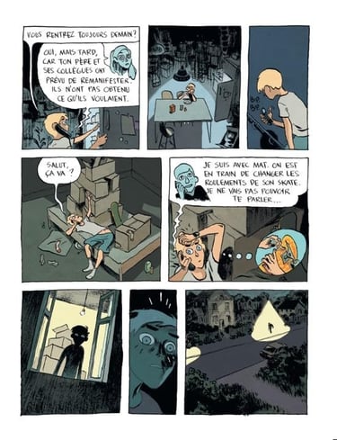 Une planche de la BD Dix minutes à perdre