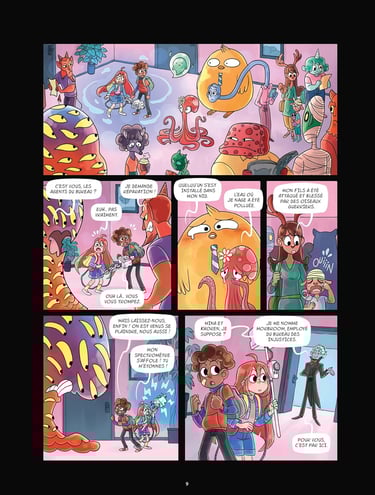 Planche 9 de la BD L'étrange bureau des injustices, tome 1