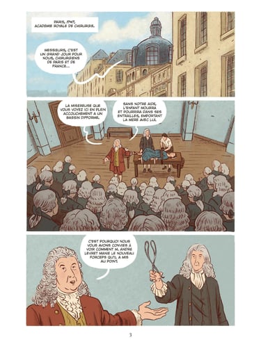Planche 3 de la BD La sage-femme du roi