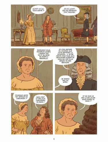 Planche 8 de la BD La sage-femme du roi