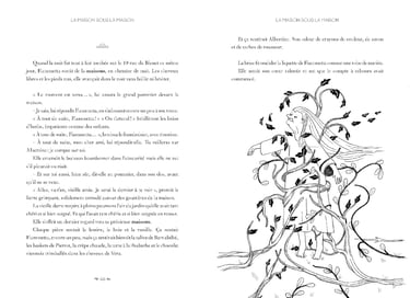 Pages 44 et 45 du roman La maison sous la maison