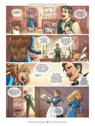 Planche 4 u tome 1 de la BD Les mondes perdus
