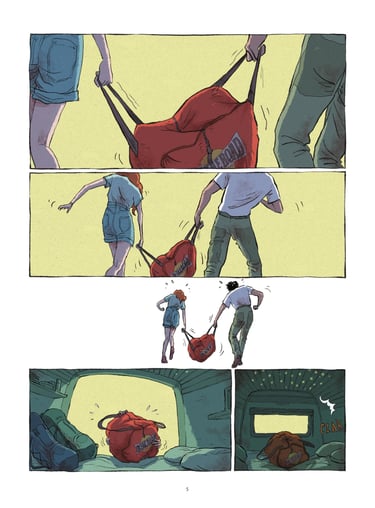 Planche 5 de la BD Loin