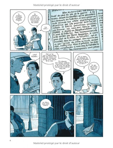 Planche 6 du tome 3 de la BD Madeleine, Résistante