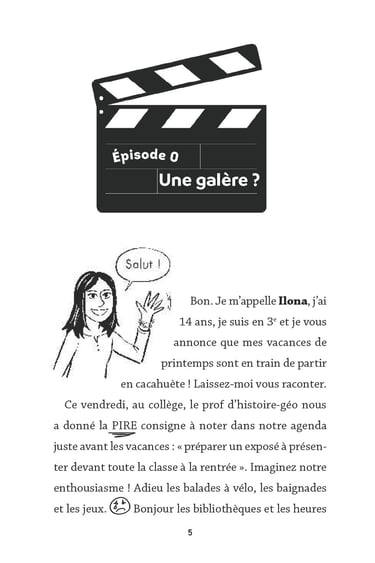 Page 5 du roman documentaire Les reines de France