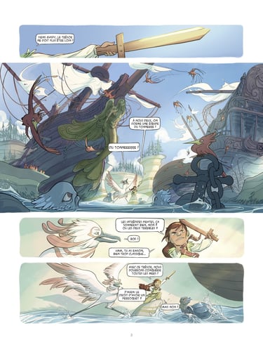 Planche 3 du tome 1 de la BD Rosamée