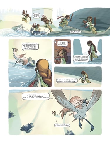 Planche 4 du tome 1 de la BD Rosamée