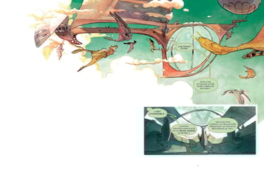 Planche 6-7 du tome 1 de la BD Les vaisseaux d'Amelia