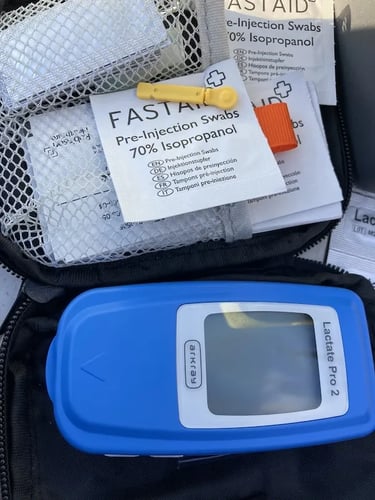 Lactate testing meter