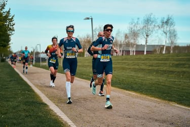 Runners competing for team GB