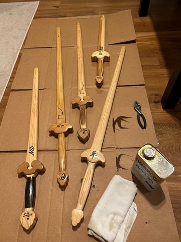 Care and maintenance of our sparring weapons is essential for long life.