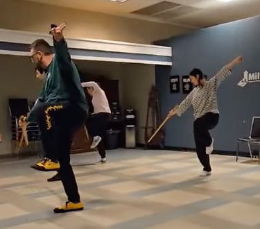 Training of the Chen straightsword (Jian) form.