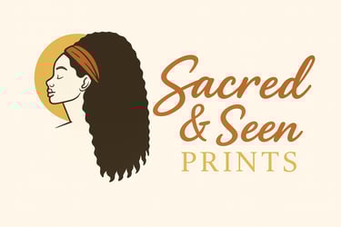 Sacred & Seen Prints logo