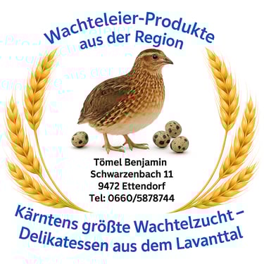 Wachteleier-Produkte aus der Region logo