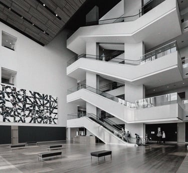 Interior of Mint Museum Uptown Cultural Institution Charlotte North Carolina by Machado Silvetti 1