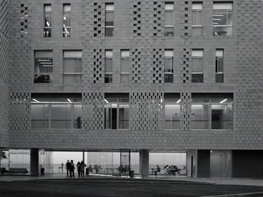 Facade AUB Olayan School of Business Beirut Lebanon University by Machado Silvetti 1