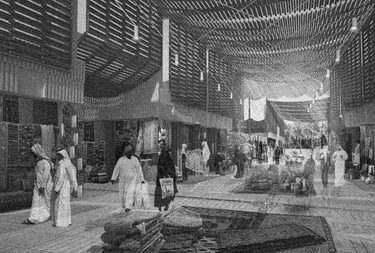 Interior Al Ain Souks Cultural Quarter UNESCO Masterplan Al Ain Abu Dhabi UAE by Machado Silvetti