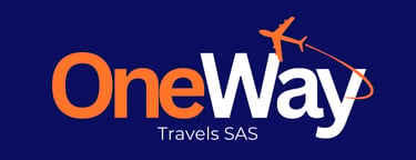 One way travels  logo