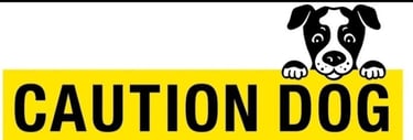 Caution Dog logo