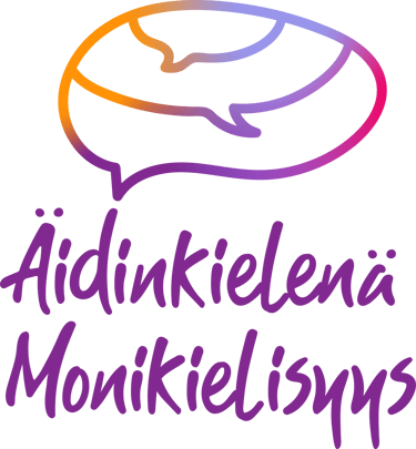 Äidinkielenä Monikielisyys logo