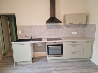 Cuisine sauge et grise