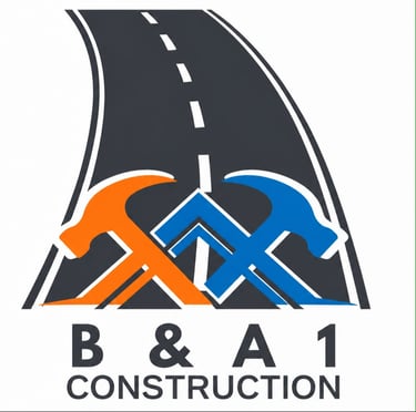 B&A1 CONSTRUCTION logo
