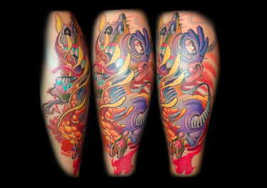 tatuaje rata newschool color Barcelona punkotattooartist