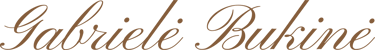 Gabrielė Bukinė logo